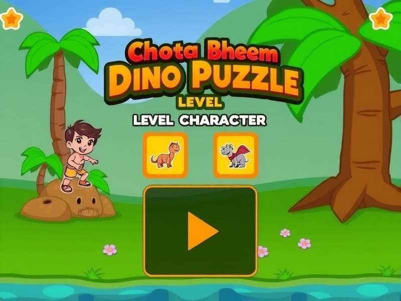 Chhota Bheem Dino Puzzle gameplay screenshot